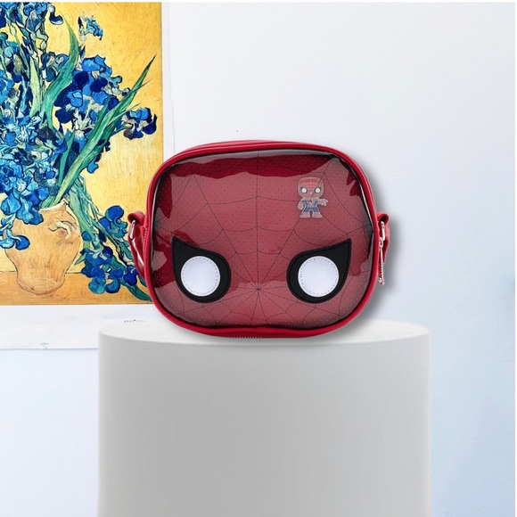 Loungefly x Marvel Spider-Man Funko Pop Crossbody Purse - Picture 1 of 4